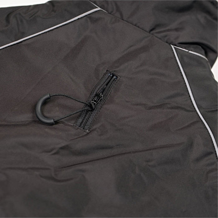 2024 Dryrobe Hundemantel V3 DRV3 - Black / Rot